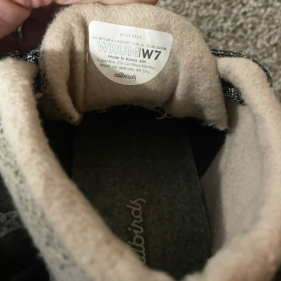 NWOT Allbirds Womans Wool Runner-up Mizzle Highlights Size 7 - Picture 4 of 5